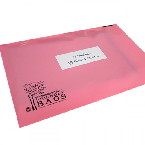 Extra Large Pink Eco Mailing Bags from stock at Midpac Packaging